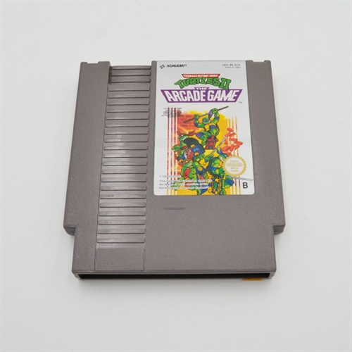 Teenage Mutant Hero Turtles II the Arcade Game - NES-SCN - Spil og Boks (C Grade) (Genbrug)